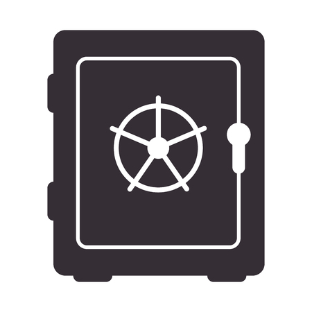 safe security box isolated icon vector illustration designのイラスト素材