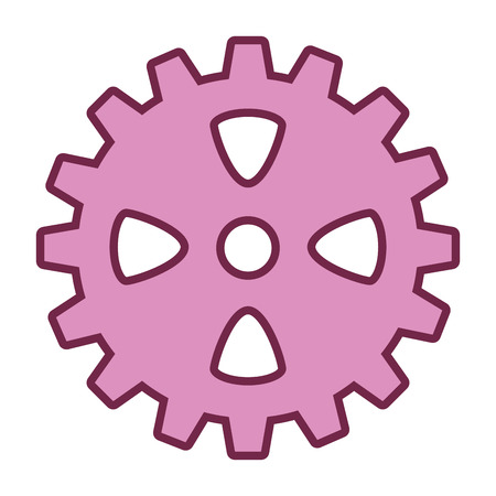 gear setting isolated icon vector illustration designのイラスト素材