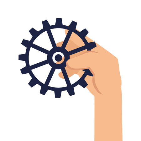 gear setting isolated icon vector illustration designのイラスト素材
