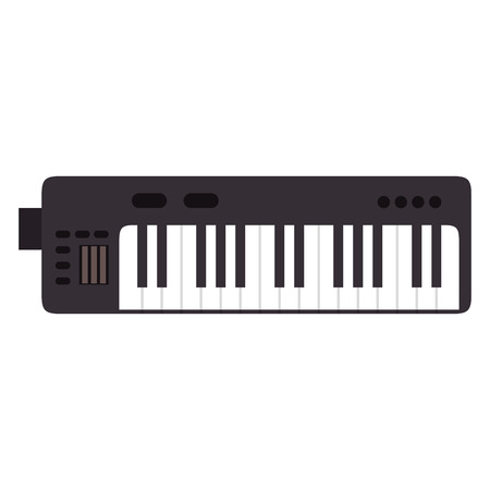piano instrument musical icon vector illustration designのイラスト素材