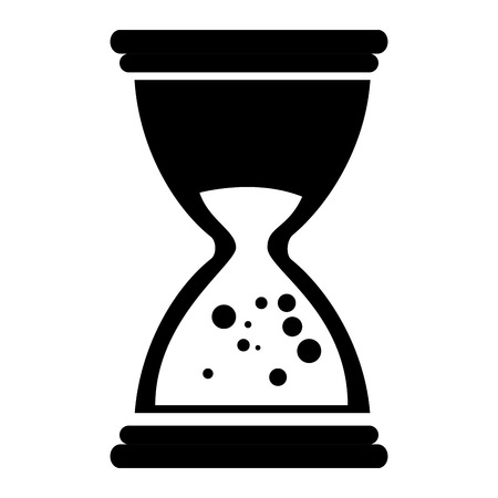 hourglass time isolated icon vector illustration designのイラスト素材