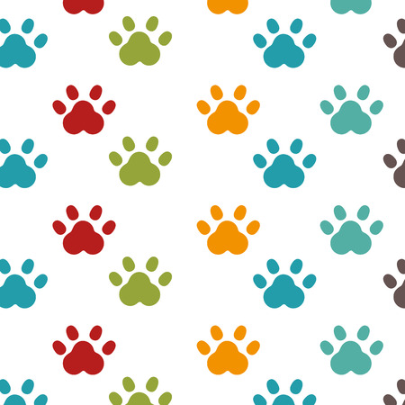foot print animal isolated icon vector illustration designのイラスト素材