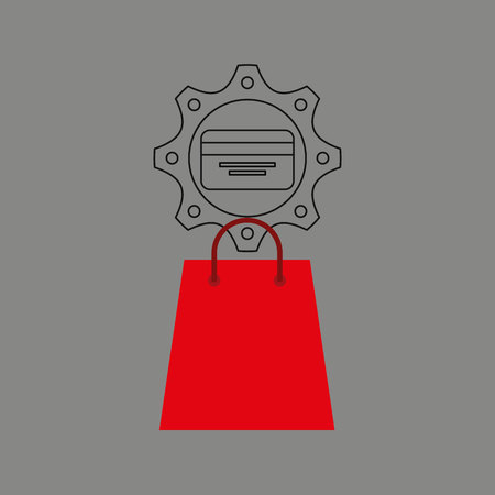 e-commerce business credit card money design iconのイラスト素材