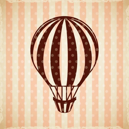 air balloon vehicle icon. colorful design. vector illustrationのイラスト素材