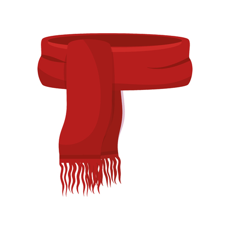 winter scarf clothes icon vector illustration designのイラスト素材