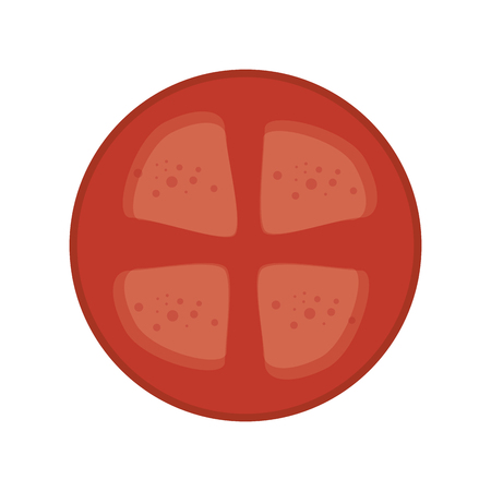 fresh vegetable with cute line isolated icon vector illustration designのイラスト素材