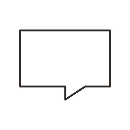speech bubble message isolated icon vector illustration designのイラスト素材
