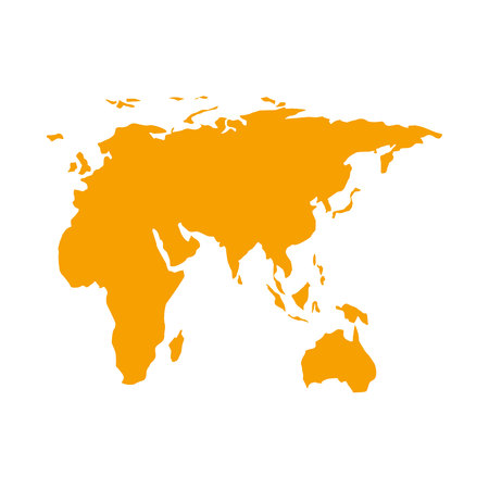 world map geography icon vector illustration designのイラスト素材