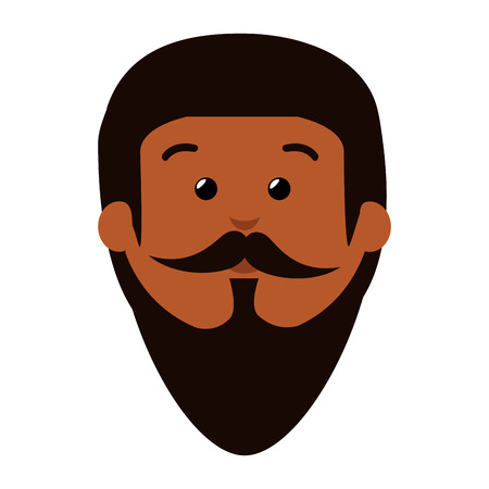 Shepherds face manger character vector illustration designのイラスト素材
