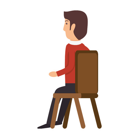 avatar person working icon vector illustration designのイラスト素材