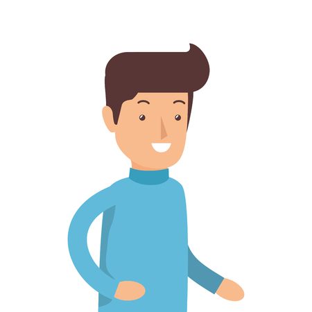 man character isolated icon vector illustration designのイラスト素材