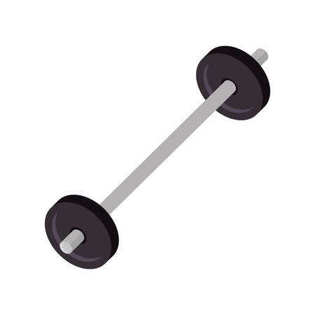 weight lifting gym isolated icon vector illustration designのイラスト素材