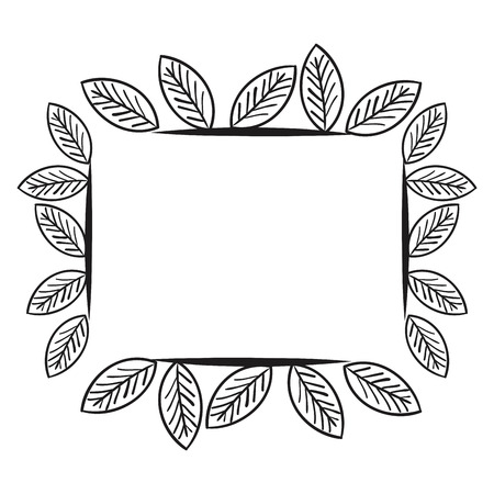wreath leafs crown icon vector illustration designのイラスト素材