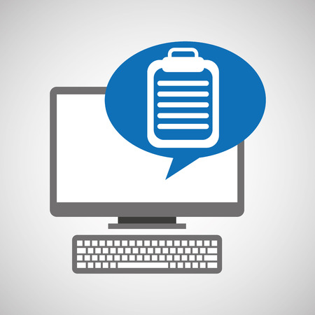 online medical health check vector illustrationのイラスト素材