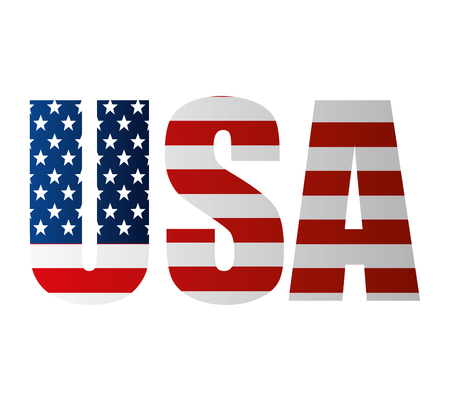 united states of america emblem vector illustration designのイラスト素材
