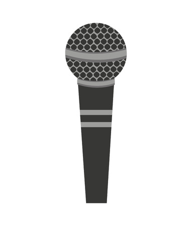 microphone audio device icon vector illustration designのイラスト素材