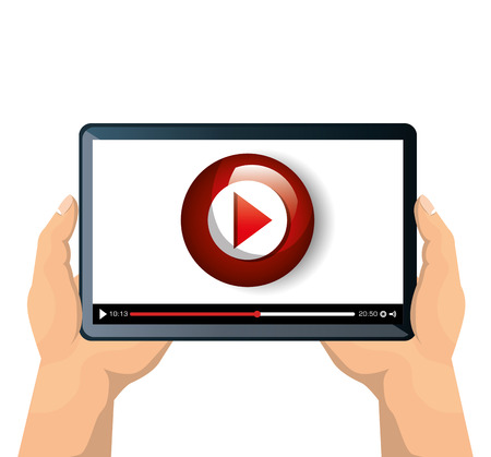 live streaming concept isolated icon vector illustration designのイラスト素材