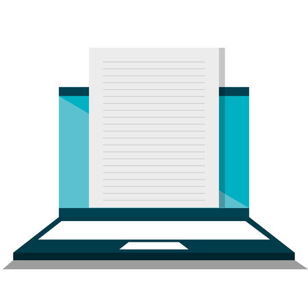 online education isolated icons vector illustration designのイラスト素材