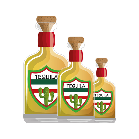 mexican tequila drink icon vector illustration designのイラスト素材