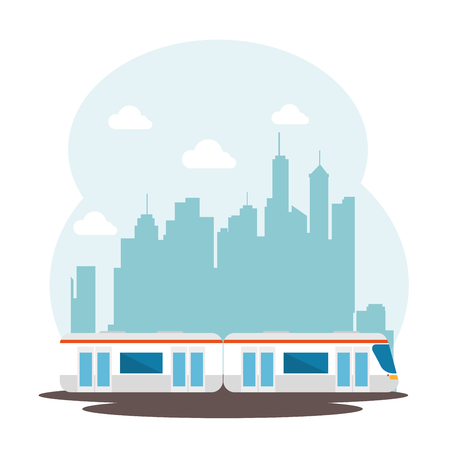 travel by train concept icon vector illustration designのイラスト素材