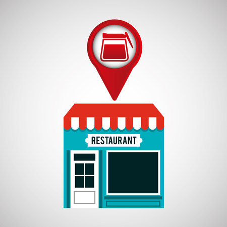 smartphone break store app location vector illustrationのイラスト素材