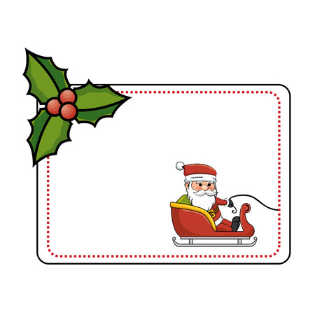 santa claus character style vector illustration designのイラスト素材