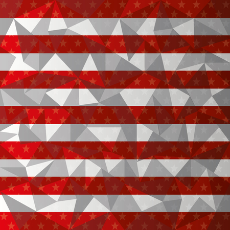 united states of america flag vector illustration designのイラスト素材