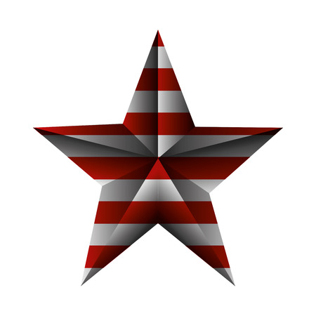 united states of american star vector illustration designのイラスト素材