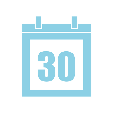 calendar reminder isolated icon vector illustration designのイラスト素材