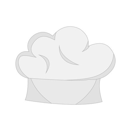 chef hat uniform icon vector illustration designのイラスト素材