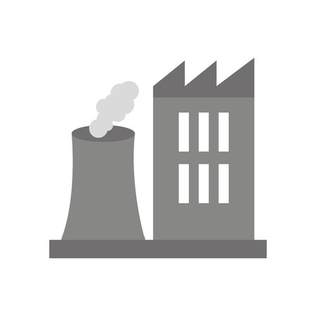 factory building isolated icon vector illustration designのイラスト素材