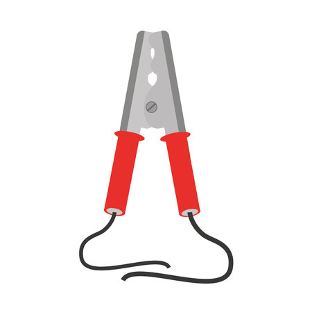 Current cable clamps icon vector illustration designのイラスト素材