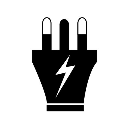wire cable energy plug icon vector illustration designのイラスト素材