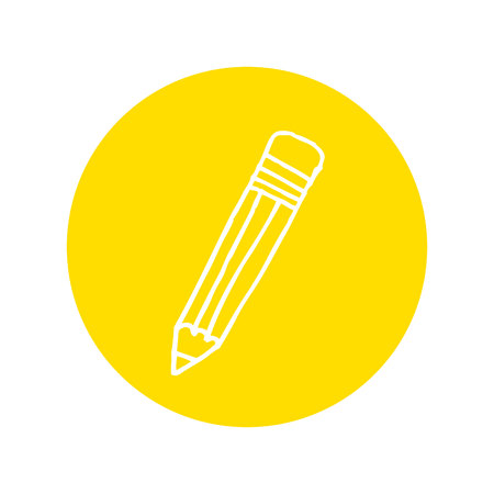pencil school supply isolated icon vector illustration designのイラスト素材