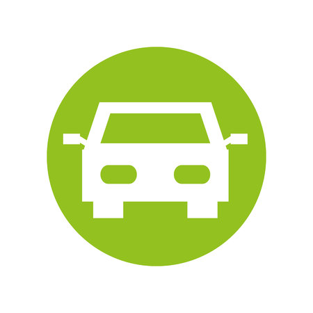 car auto vehicle isolated icon vector illustration designのイラスト素材