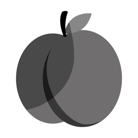 fresh fruit flat isolated icon vector illustration designのイラスト素材