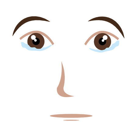 emoticon face expression isolated vector illustration designのイラスト素材