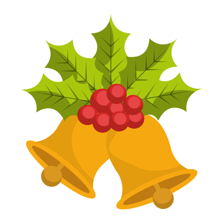 bells christmas decoration icon vector illustration designのイラスト素材