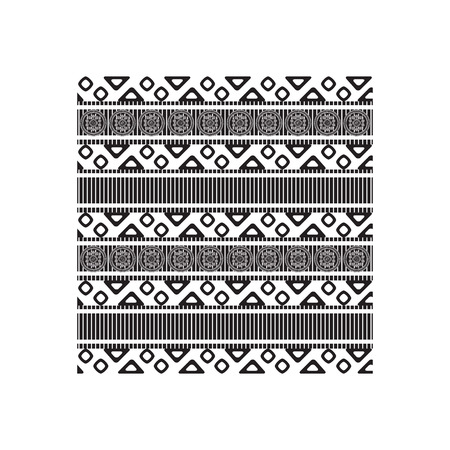 Ethnic texture background icon vector illustration designのイラスト素材