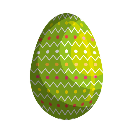 easter egg paint decoration vector illustration designのイラスト素材
