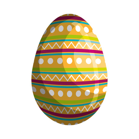 easter egg paint decoration vector illustration designのイラスト素材
