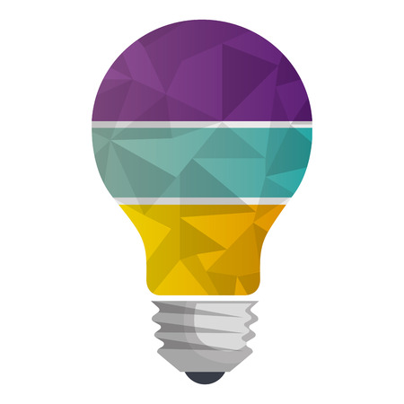 bulb light emblem isolated icon vector illustration designのイラスト素材