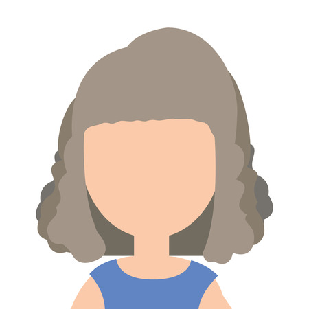 young woman teacher character vector illustration designのイラスト素材