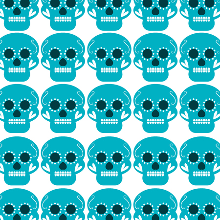 skull mask mexican culture vector illustration designのイラスト素材