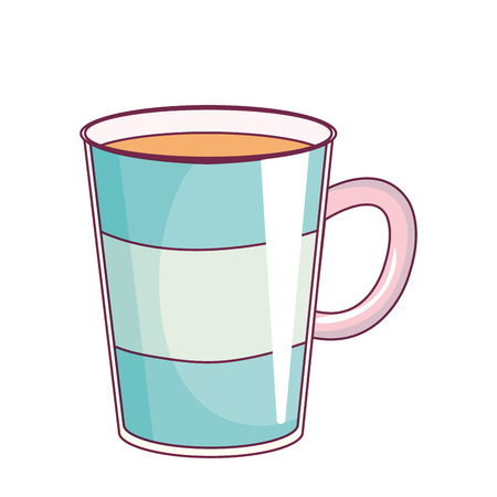 delicious coffee drink isolated icon vector illustration designのイラスト素材