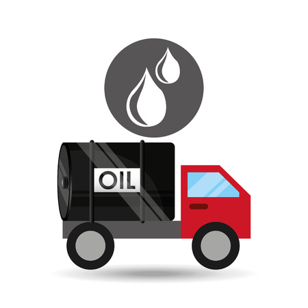 tank truck oil drop icon vector illustration eps 10のイラスト素材