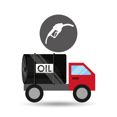 tank truck oil station gas vector illustration eps 10のイラスト素材