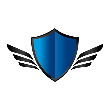 wings emblem isolated icon vector illustration designのイラスト素材
