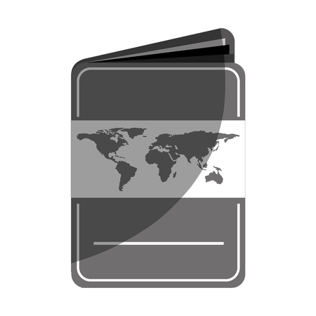 passport document isolated icon vector illustration designのイラスト素材
