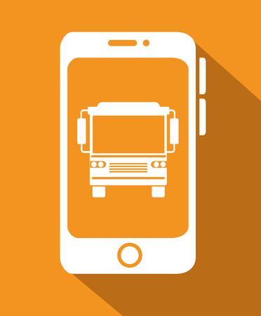 bus travel service public vector illustration designのイラスト素材